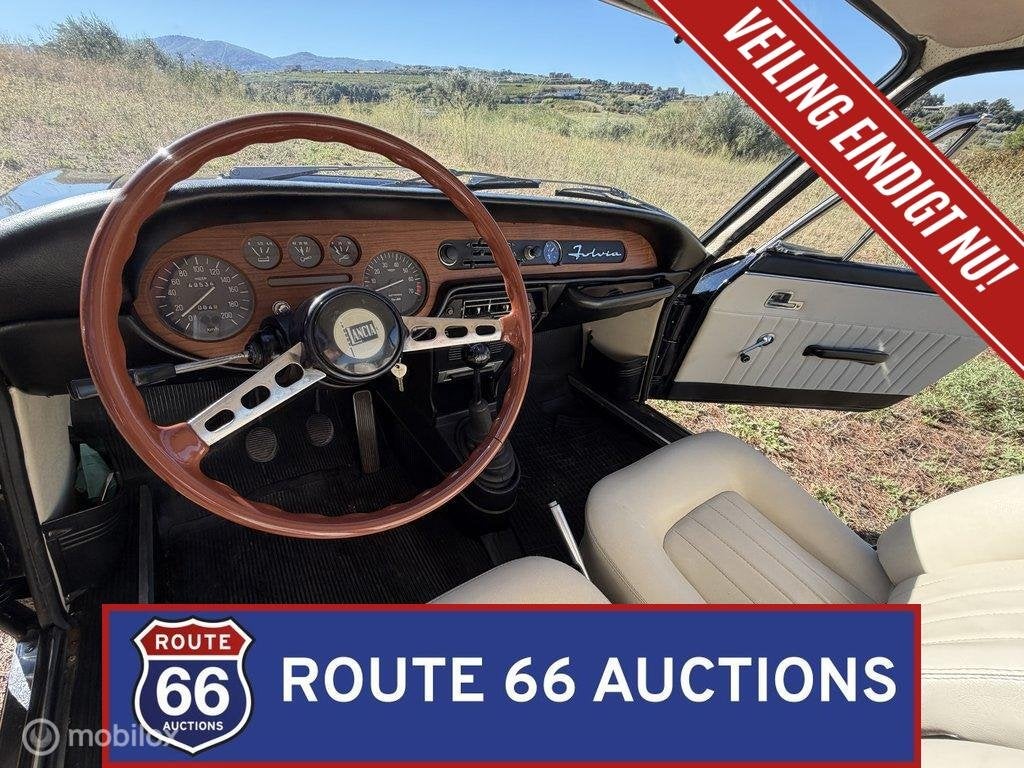Lancia Fulvia Coupé 1.3 | 1972 | Route 66 Auctions, Autos, Achat, Entreprise, Boîte manuelle, Autre carrosserie