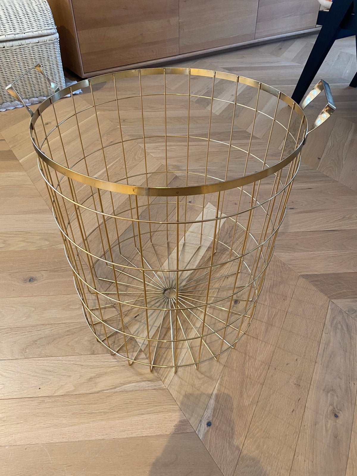 Panier doré 45x50cm, Ophalen, Zo goed als nieuw, Mand