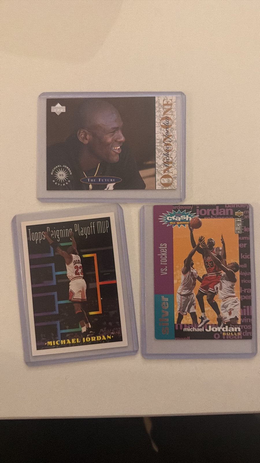Michael jordan - 3 kaarten, Ophalen of Verzenden, Gebruikt