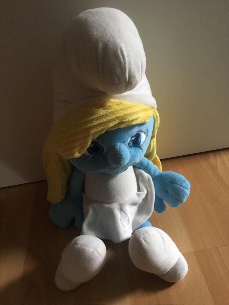 Knuffel Smurfin, Collections, Schtroumpfs, Enlèvement ou Envoi, Comme neuf, Schtroumpfette