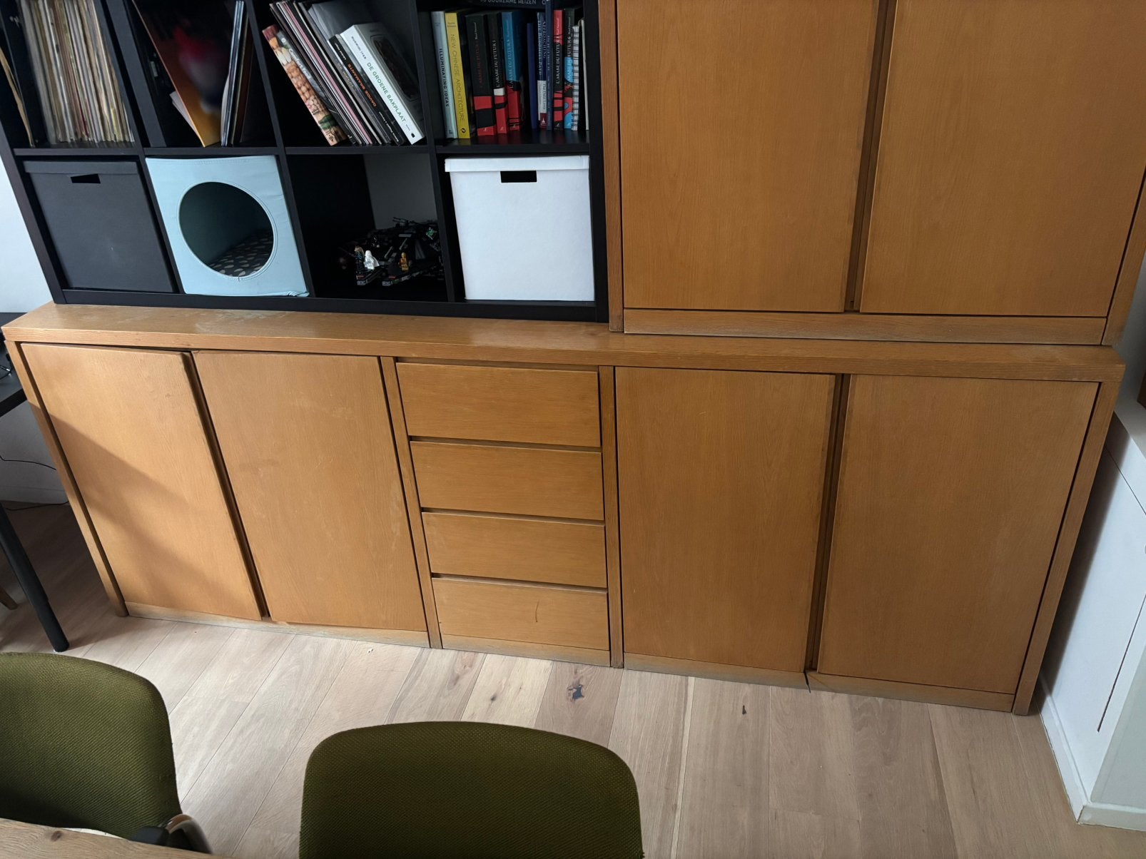 Vintage wandkast / wandmeubel – jaren 60/70 – retro – hout, Huis en Inrichting, Ophalen, Zo goed als nieuw