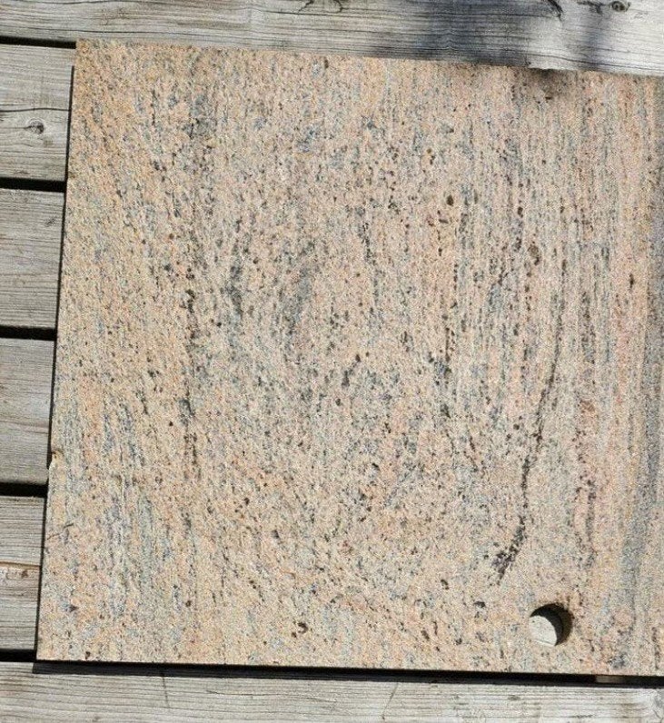 Graniettegels 22mm voor buiten:  terras, patio 20 tot 43m², Ophalen, Nieuw, Gestraald, Terrastegels