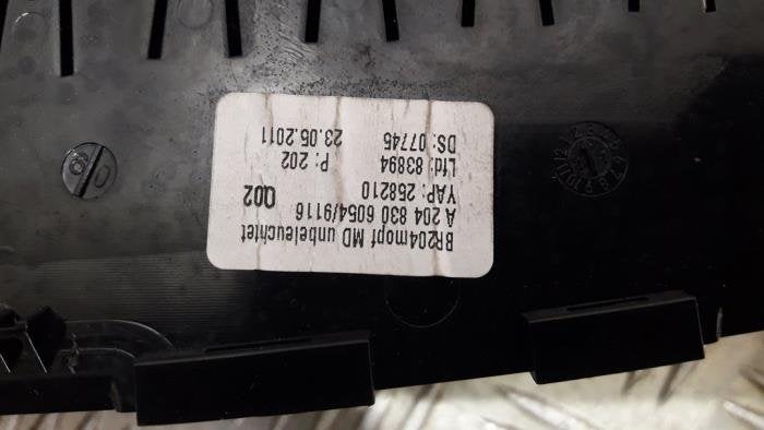 Luchtrooster Dashboard van een Mercedes C-Klasse, Gebruikt, -, Ophalen of Verzenden, -
