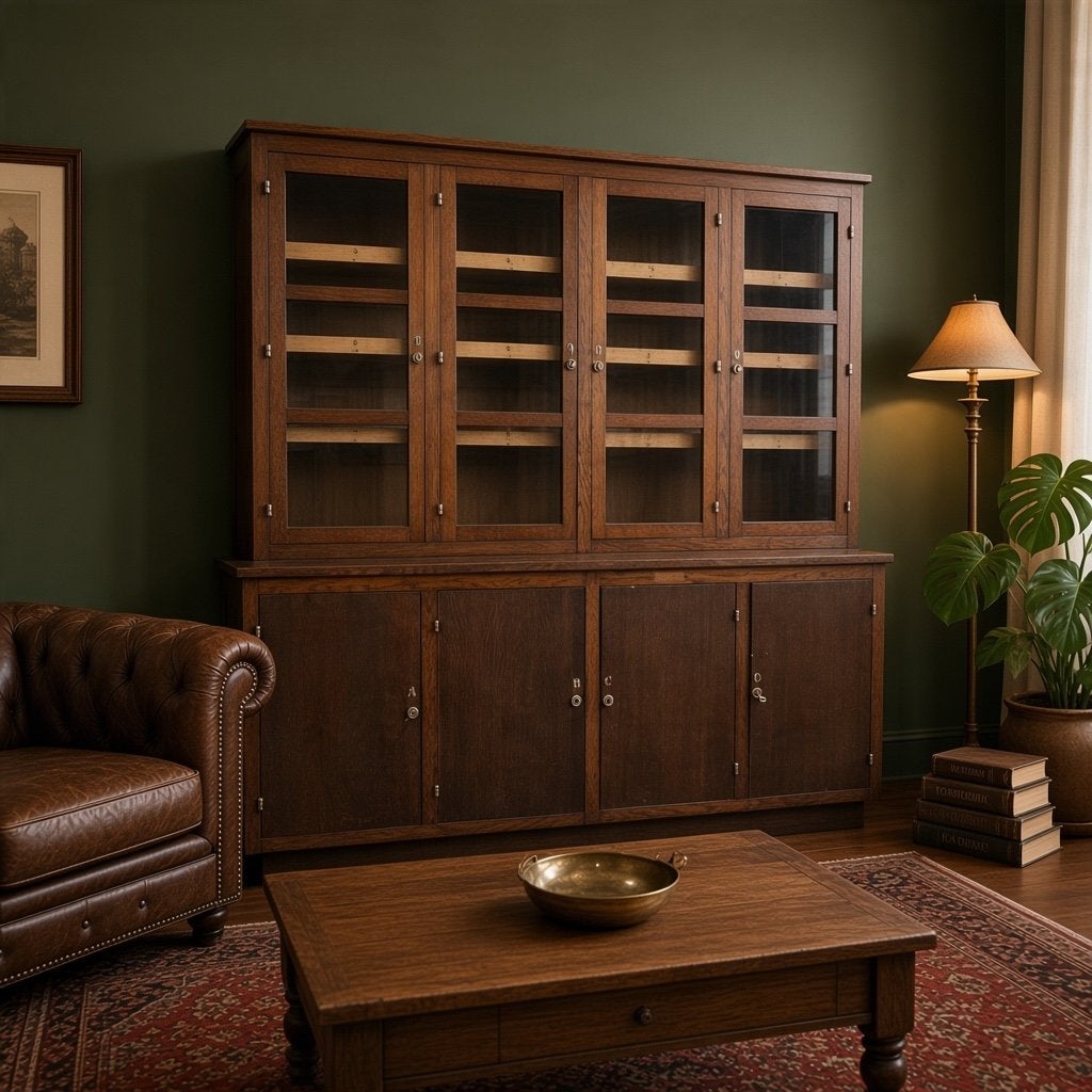 Vintage houten kast XL, Ophalen of Verzenden, Gebruikt, Kast