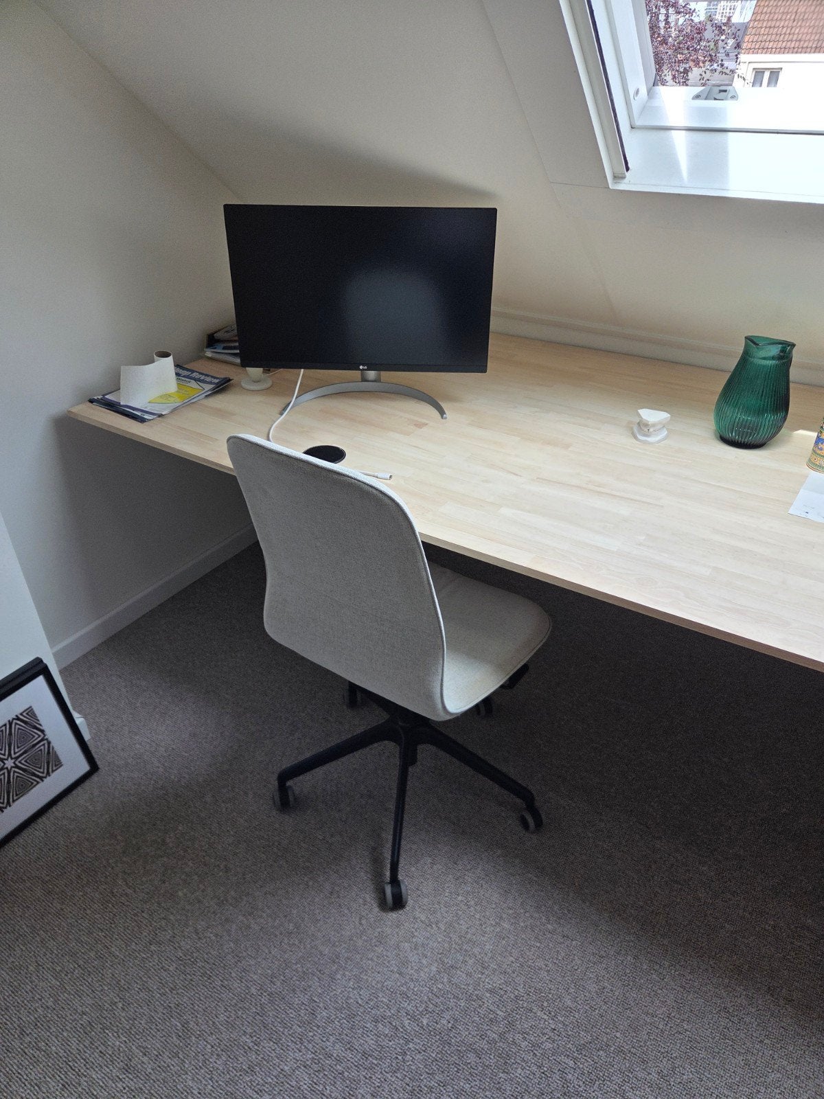 Fauteuil de bureau ergonomique, Maison & Meubles, Bureaux, Enlèvement, Gris
