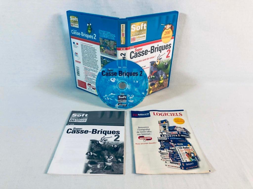 Super Casse-Briques 2 PC FR Jeu Complet Bon état, 2 joueurs, Utilisé, À partir de 3 ans, Un ordinateur