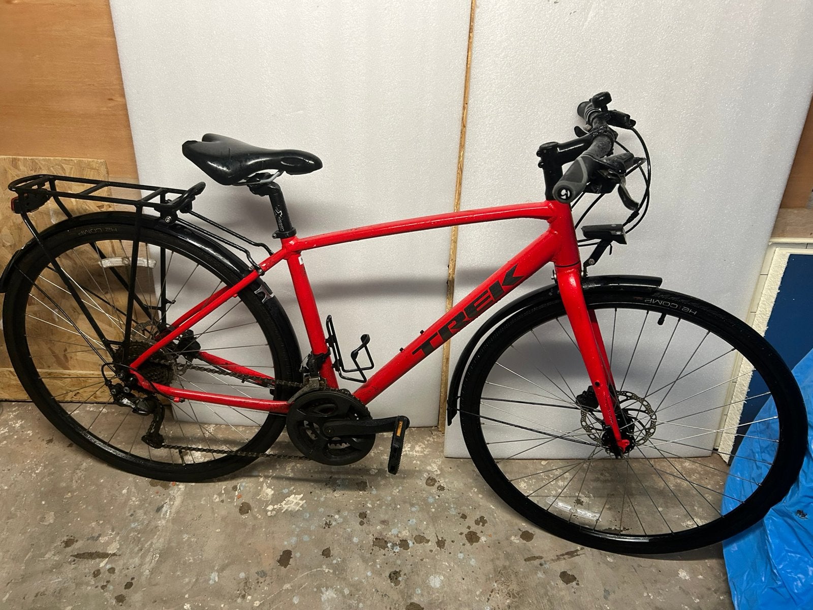 Trek FX2 jongensfiets - size M, Fietsen en Brommers, 28 inch, Gebruikt, 15 tot 20 versnellingen, Schijfrem