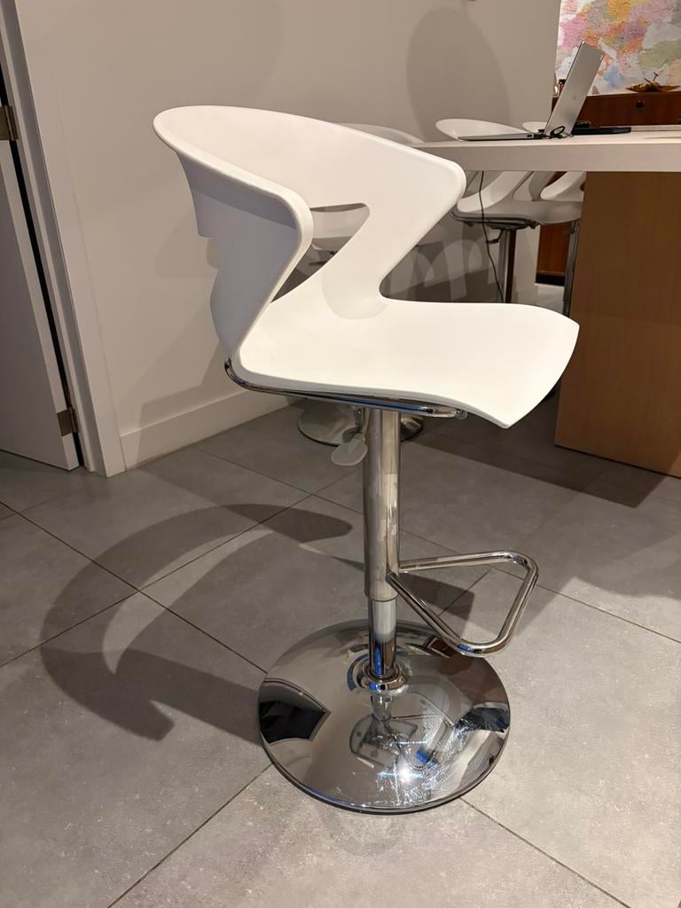 4 tabourets de bar Kastel Kicca Plus, 4 tabourets, Comme neuf, Synthétique, Enlèvement