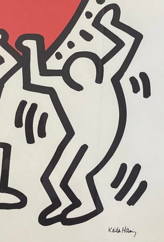 Keith Haring: lithografie 50 bij 70. Nieuwstaat, Antiek en Kunst, Ophalen of Verzenden