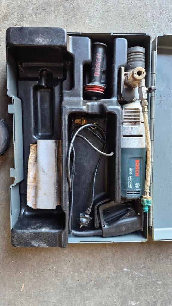 Bosch gdb 1600 we diamantboormachine, Doe-het-zelf en Bouw, Ophalen, Boormachine