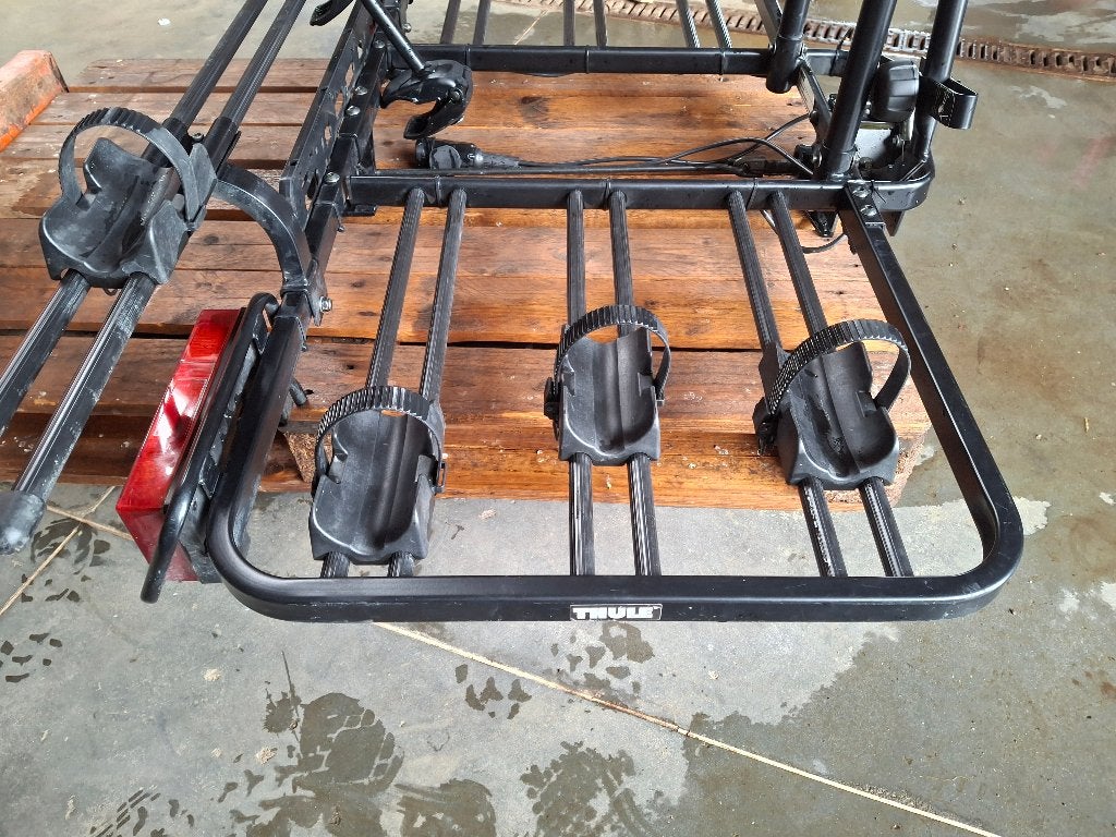 Thule EuroClassic 914 Fietsendrager voor 4 fietsen, Ophalen, 3 fietsen of meer, Gebruikt, Brede banden