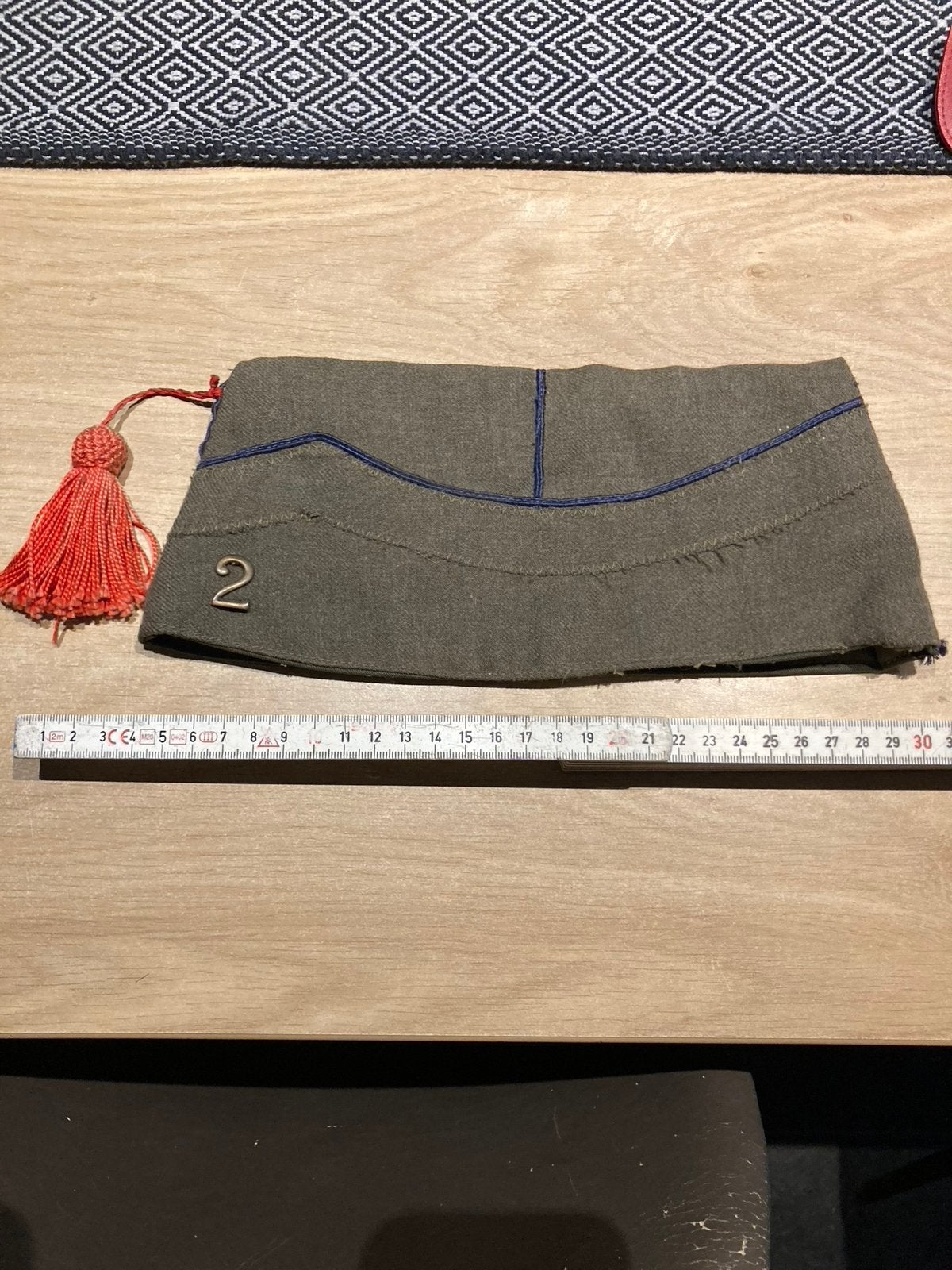 Origineel baret/bootje, Ophalen of Verzenden, Landmacht, Helm of Baret