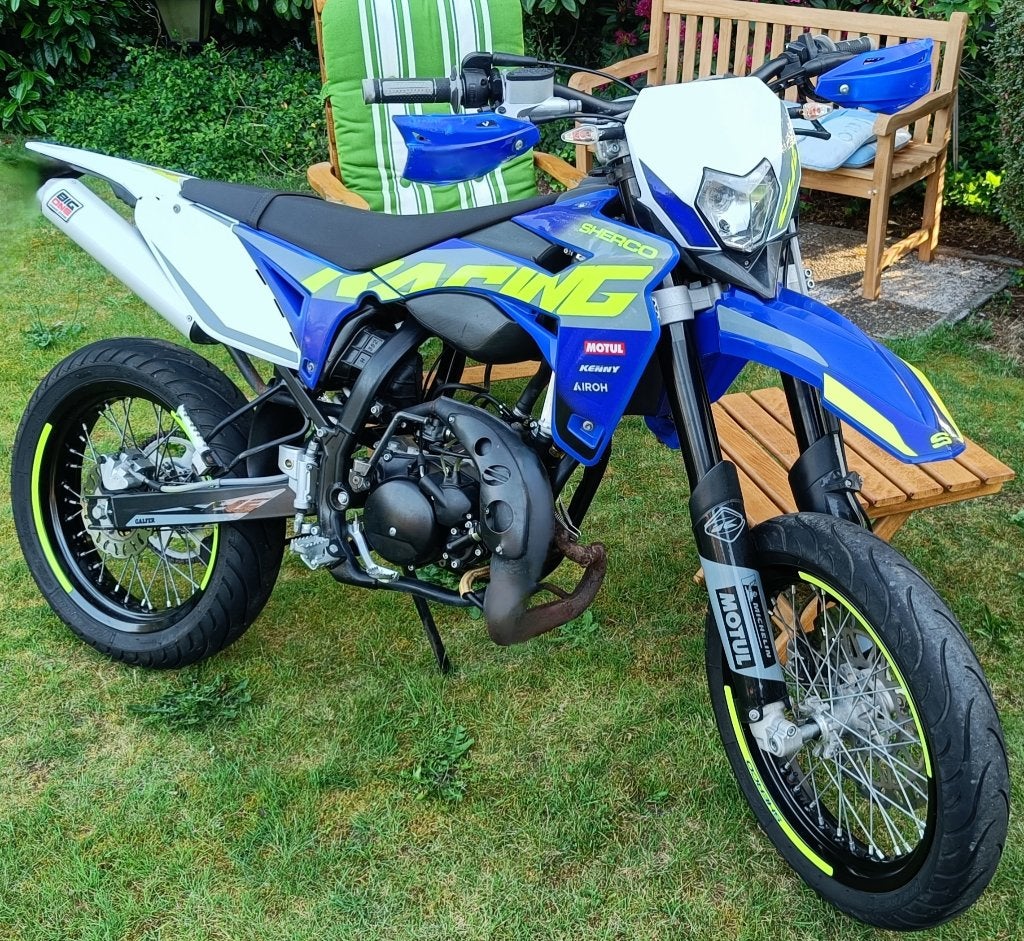 Sherco RS 50 Factory, Fietsen en Brommers, 6 versnellingen, Zo goed als nieuw, 50 cc, Ophalen