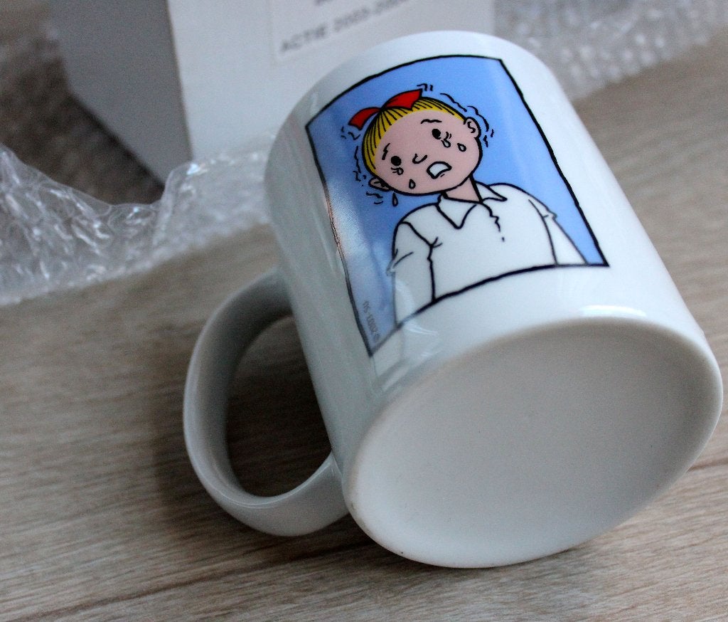 Tas tasse mok mug Suske en Wiske Wikky Vandersteen, Collections, Envoi, Bob et Bobette, Neuf