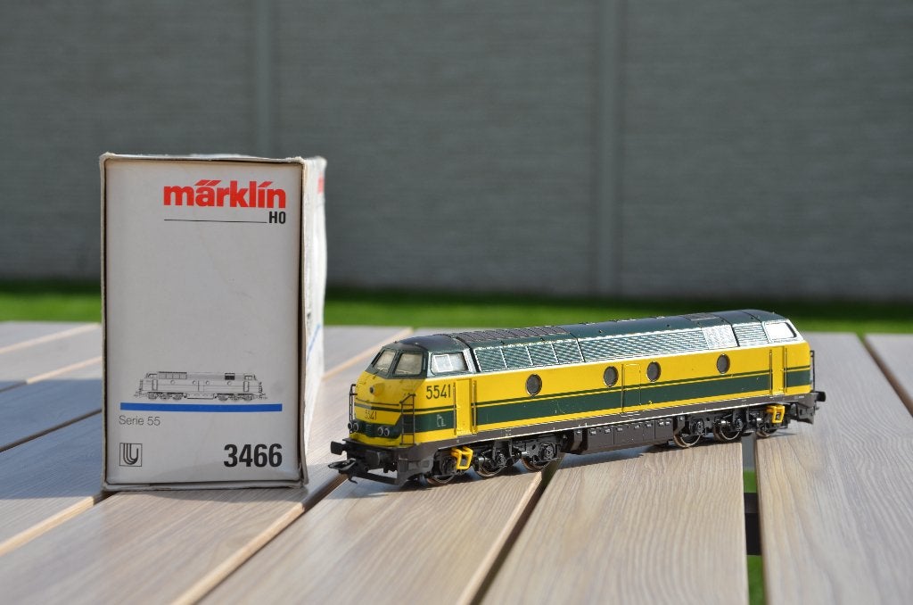 marklin 3466-locomotive diesel SERIE 5541-SNCB-DELTA-Digital, Enlèvement ou Envoi, Utilisé, Locomotive