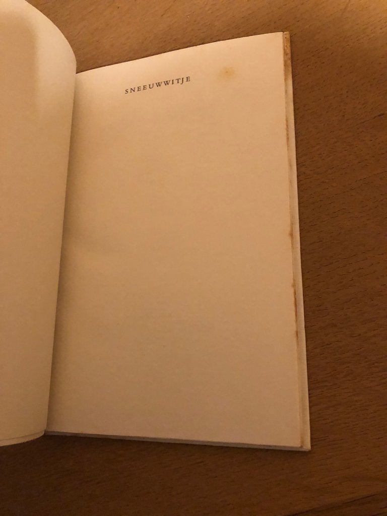 Sneeuwwitje - Gerrit Achterberg, Enlèvement ou Envoi, Un auteur, Utilisé, Gerrit Achterberg