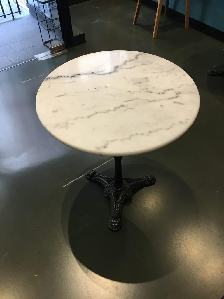 Table bistrot ronde, Enlèvement, Comme neuf, Rond