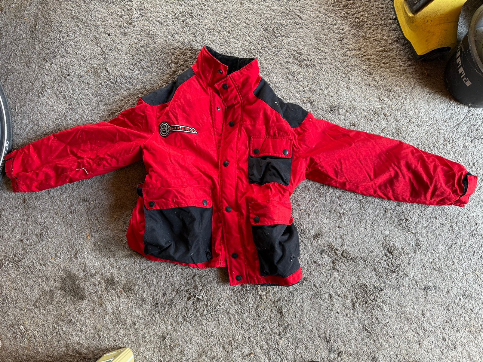 Gilera jas maat XL, Ophalen of Verzenden, Zo goed als nieuw, Maat 56/58 (XL), Rood