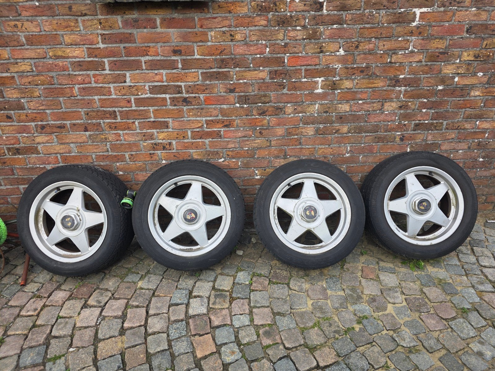 16" velgen 5x130, 2x ET 11 en 2x ET23 - 205/55R16
225/50R16, Auto-onderdelen, Banden en Velgen, Ophalen, Band(en)