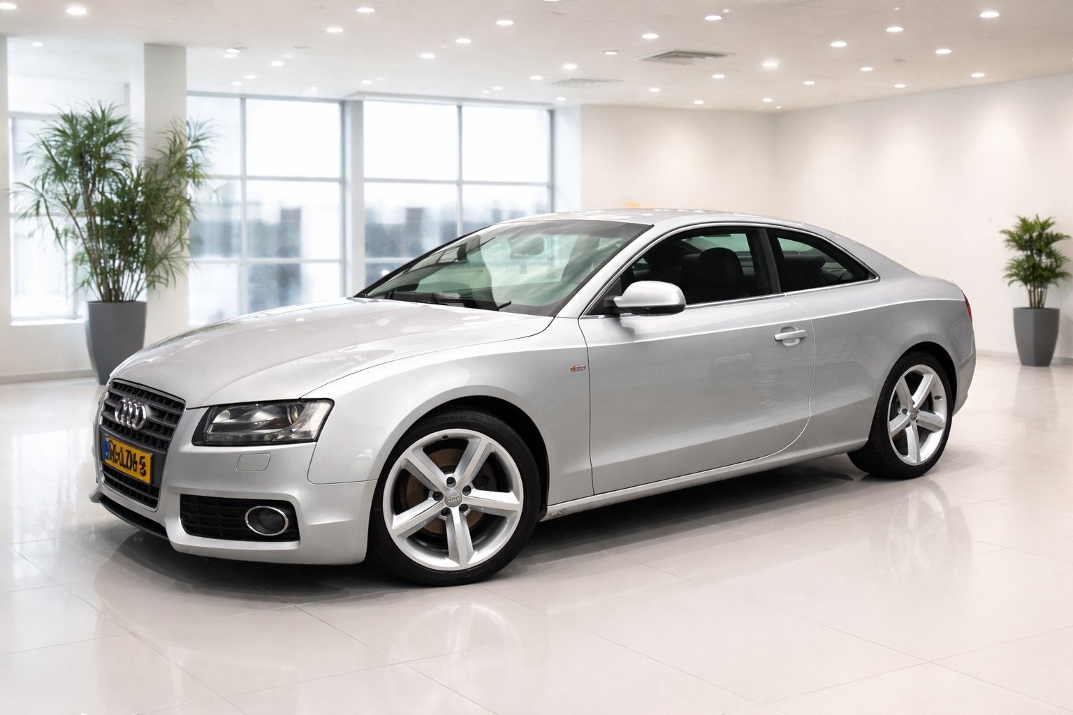 Audi A5 coupe 3x S-Line 1,8 TFSI 160 pk 18” zilver 1e eig, Auto's, Voorwielaandrijving, Zwart, 4 cilinders, Zwart