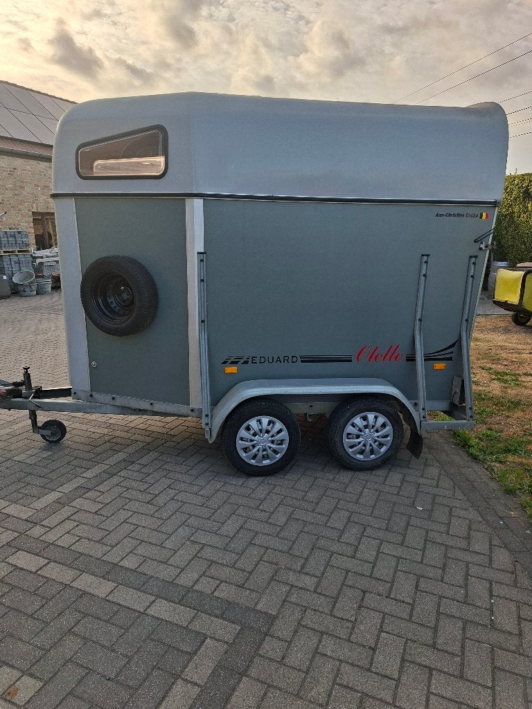 Paardentrailer, Ophalen, Gebruikt, 1½-paards trailer