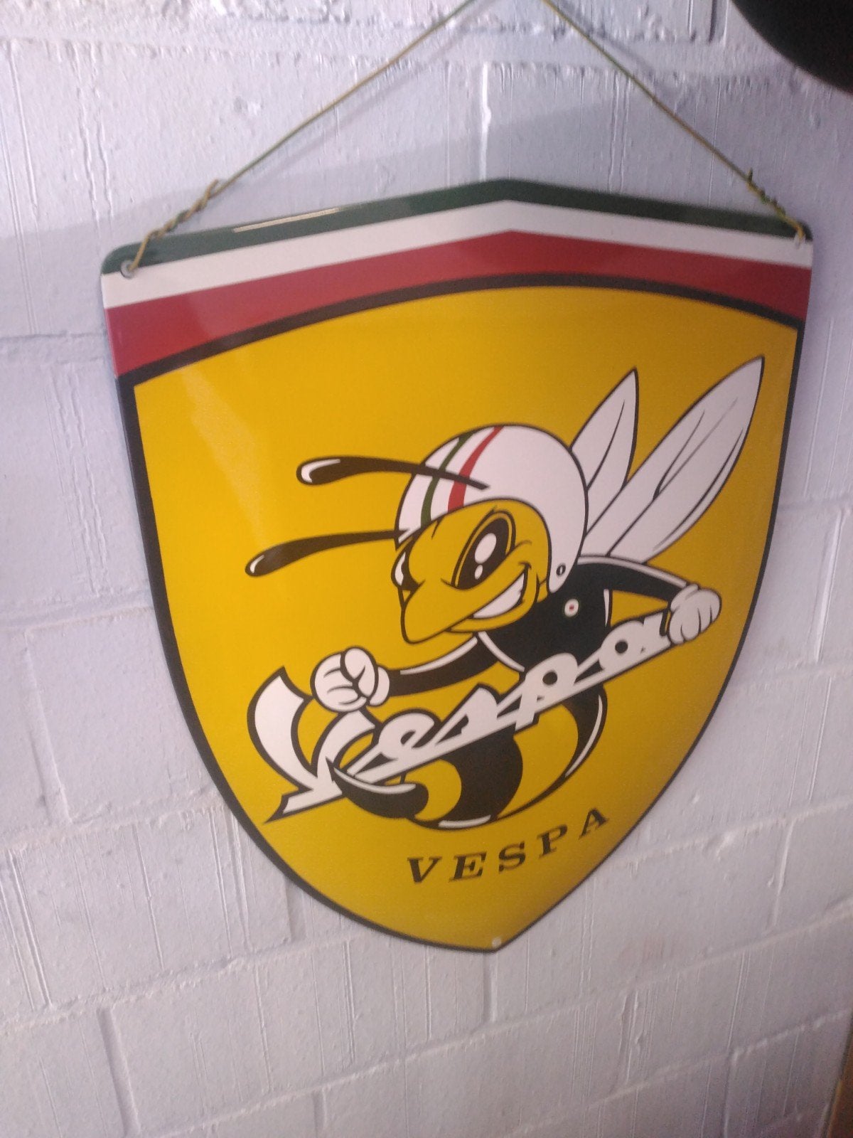 Vespa  px , emaille bord, Ophalen