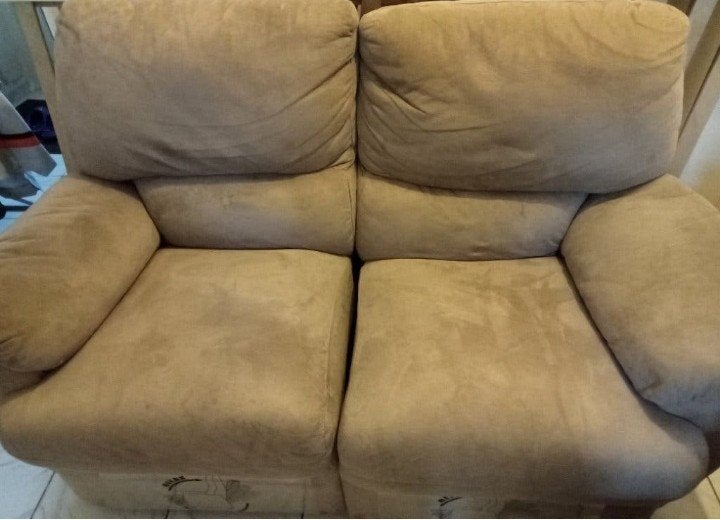 Gratis tweepersones relax zetel, Ophalen, 75 tot 100 cm, 150 tot 200 cm