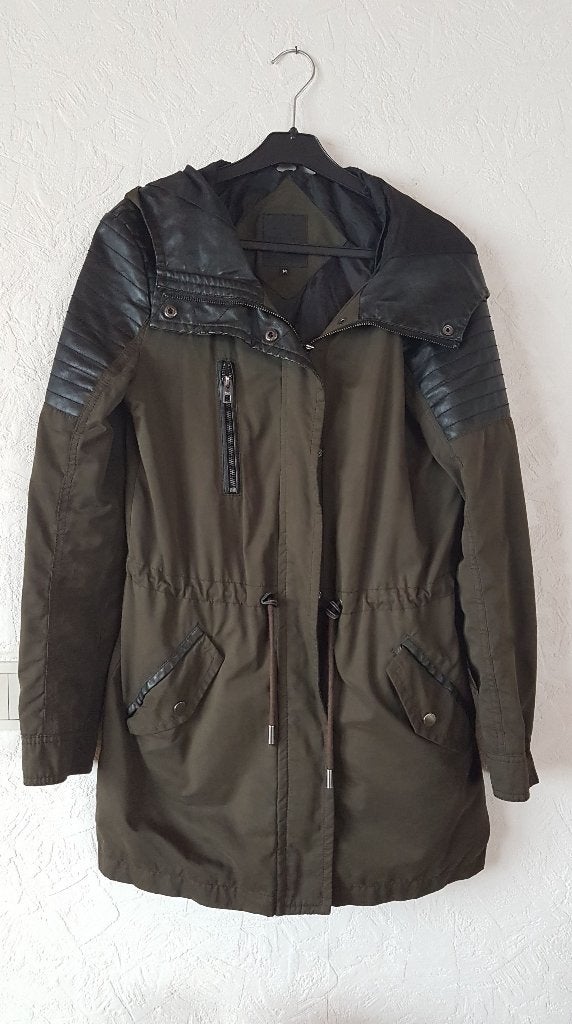 Veste mi saison capuche taille M, Enlèvement ou Envoi, Porté, Taille 38/40 (M)