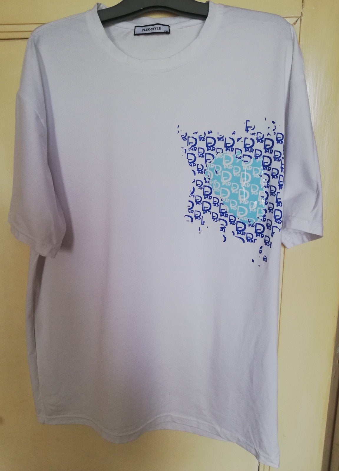 T-shirt blanc Flex-style T.L à T.XXL, Enlèvement ou Envoi, Comme neuf, Blanc