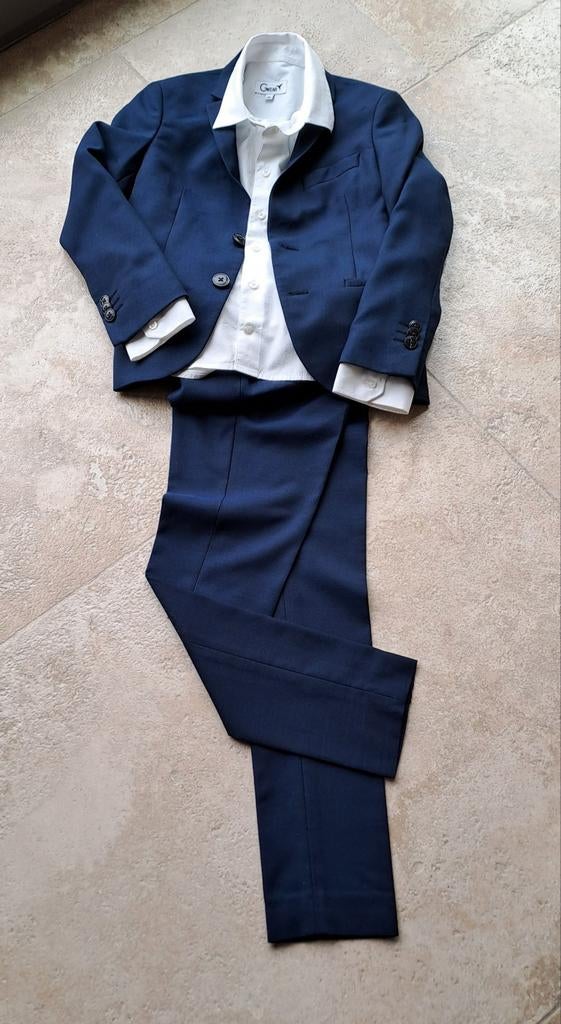 Communie/Lente kostuum "Jacks&Jones " zacht marine blauw,, Kinderen en Baby's, Ophalen, Zo goed als nieuw, Jack & Jones, Jongen