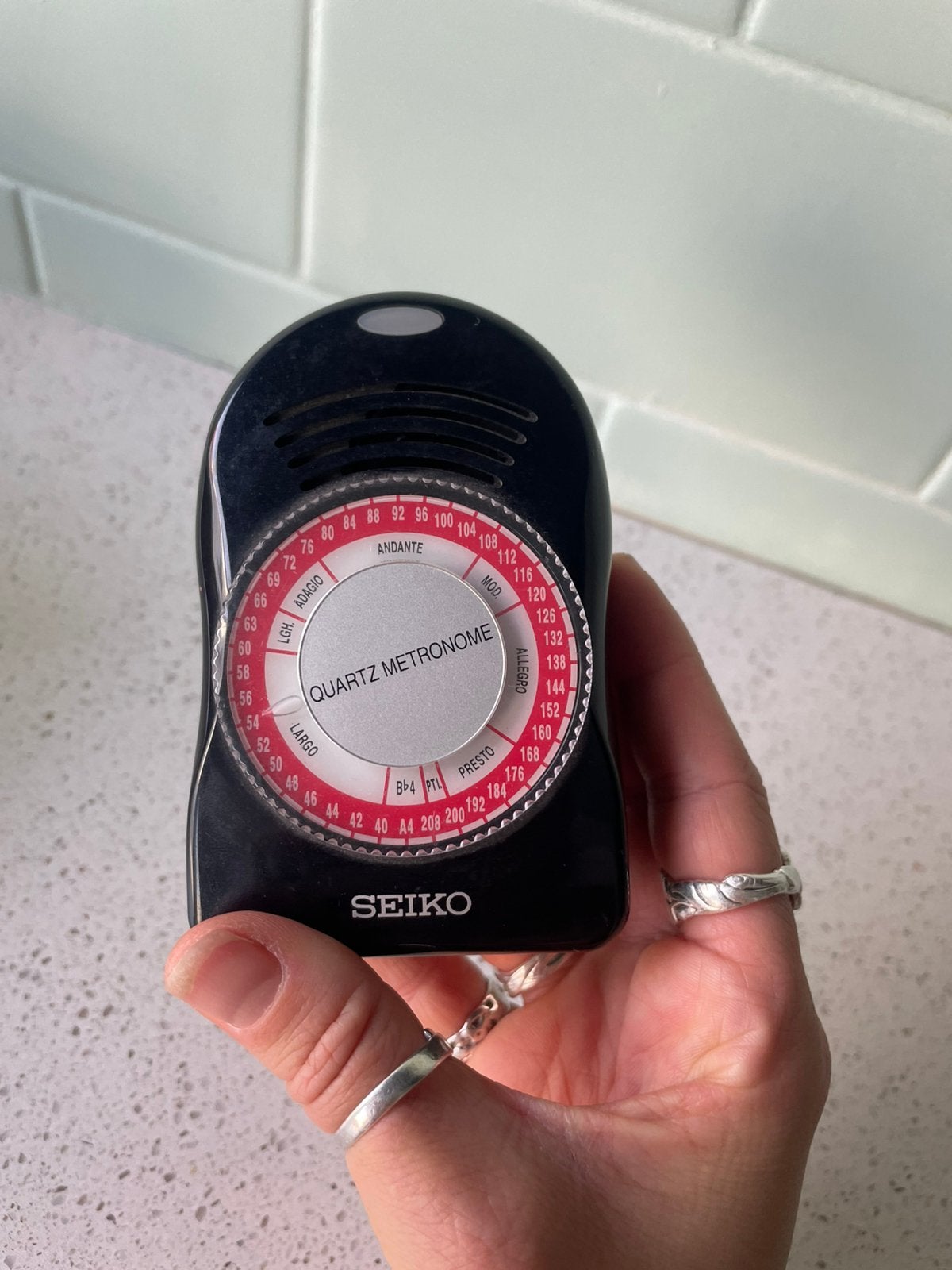 Seiko SQ-50V Metronome quartz metronoom, Enlèvement, Comme neuf