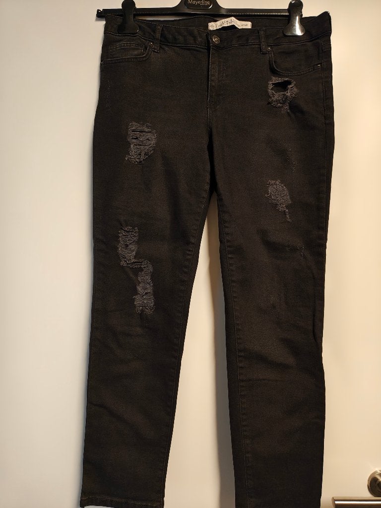 Zwarte broek met mooie afwerking LCW Jeans, Kleding | Dames, LCW Jeans, Verzenden, Zwart, W30 - W32 (confectie 38/40)