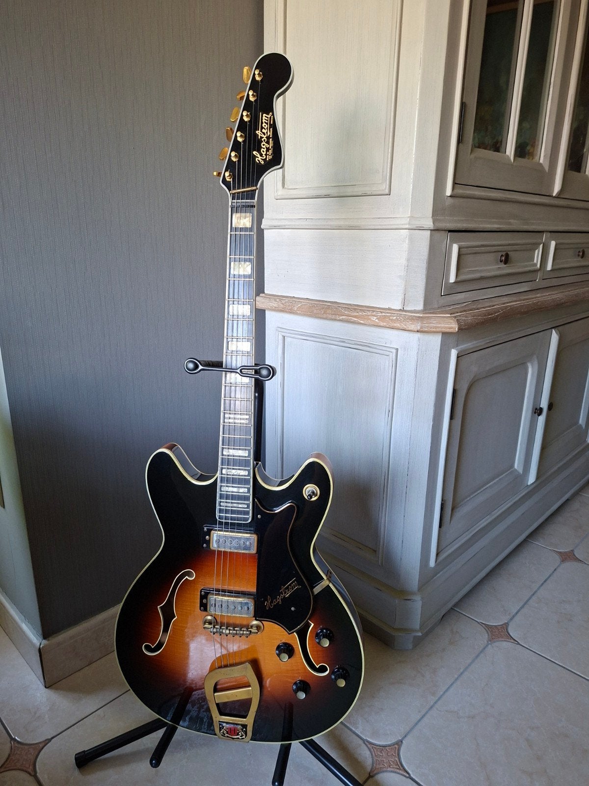 Hagstrom Viking 1967, Musique & Instruments, Enlèvement, Utilisé, Semi-solid body, Autres marques