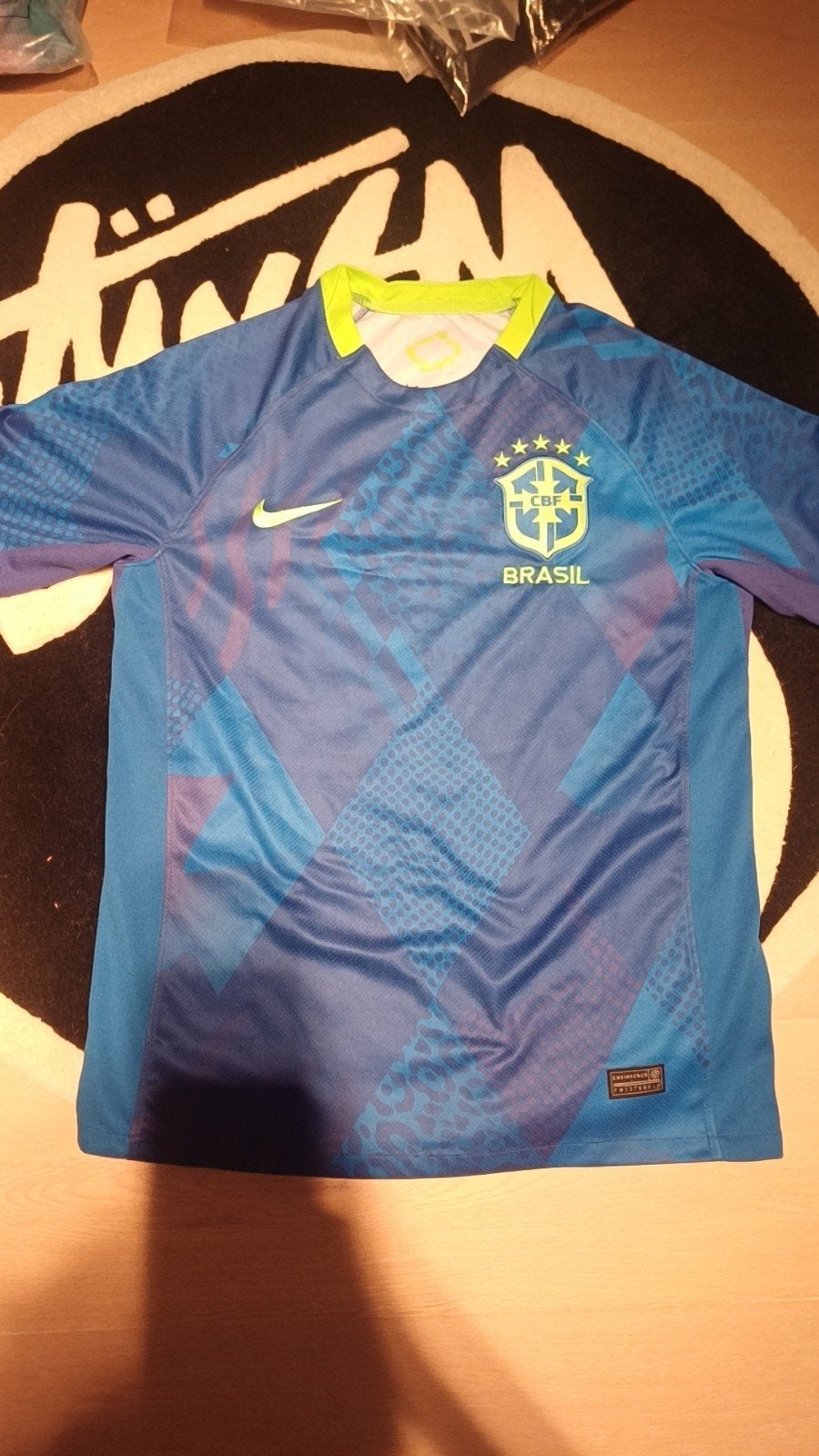 chemise brésilienne bleue, Taille S, Enlèvement ou Envoi, Comme neuf, Maillot