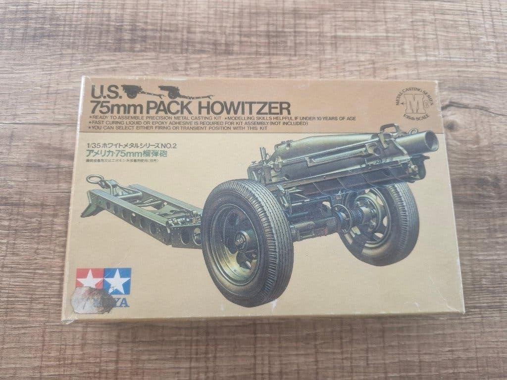 Tamiya 1/35 U.S. 75mm Pack Howitzer, Hobby & Loisirs créatifs, Neuf, Enlèvement ou Envoi, Autres types, 1:32 à 1:50