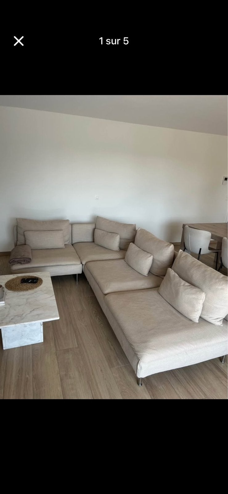 Canapé / fauteuil modulable - modulaire zetel, Enlèvement, Comme neuf