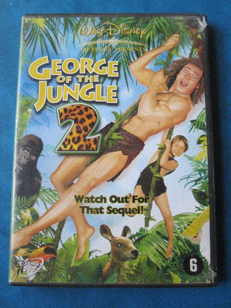 George of the jungle 2 (2003) DISNEY, Cd's en Dvd's, Dvd's | Kinderen en Jeugd, Nederlands, Ophalen of Verzenden, Zo goed als nieuw