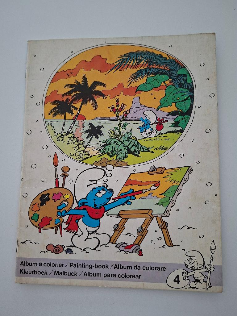 livre de coloriage Schtroumpfs, Envoi, Utilisé, Crayon ou Feutre