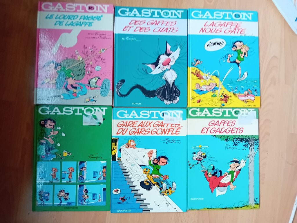 Bande dessinée Gaston Lagaffe collection, Plusieurs BD, Enlèvement ou Envoi, Comme neuf