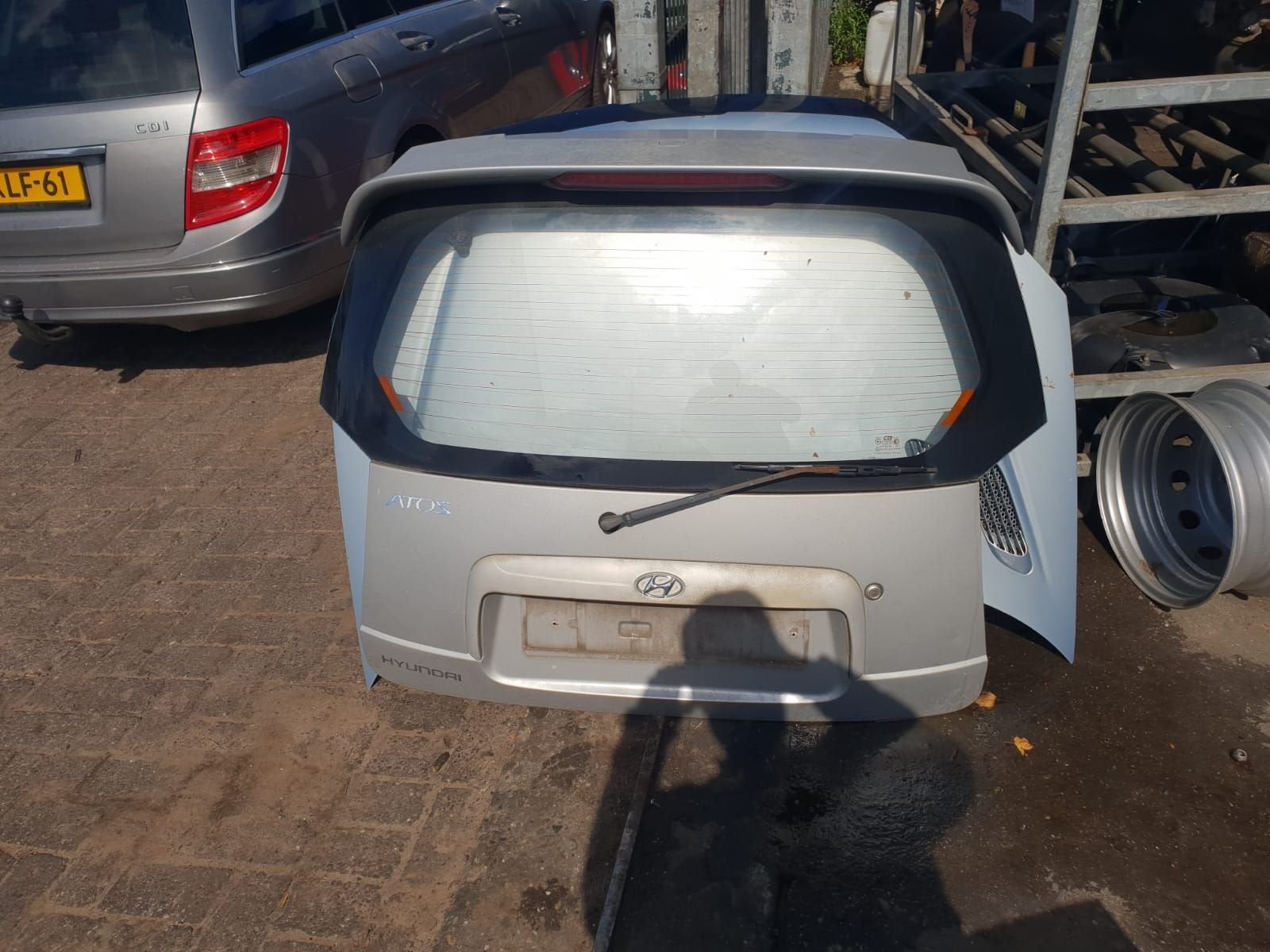 HYUNDAI ATOS ACHTERKLEP +SPOILER  BJ 2000, Autos : Pièces & Accessoires, Arrière, -, Haillon arrière, Utilisé