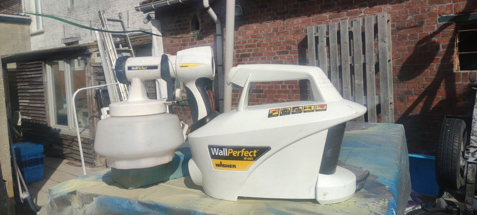 electrische verfspuitmachine, Ophalen, Gebruikt, Verfspuit of Verfpomp