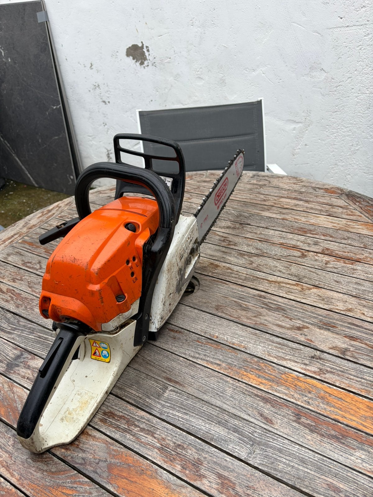 Stihl ms 261, Enlèvement, Comme neuf