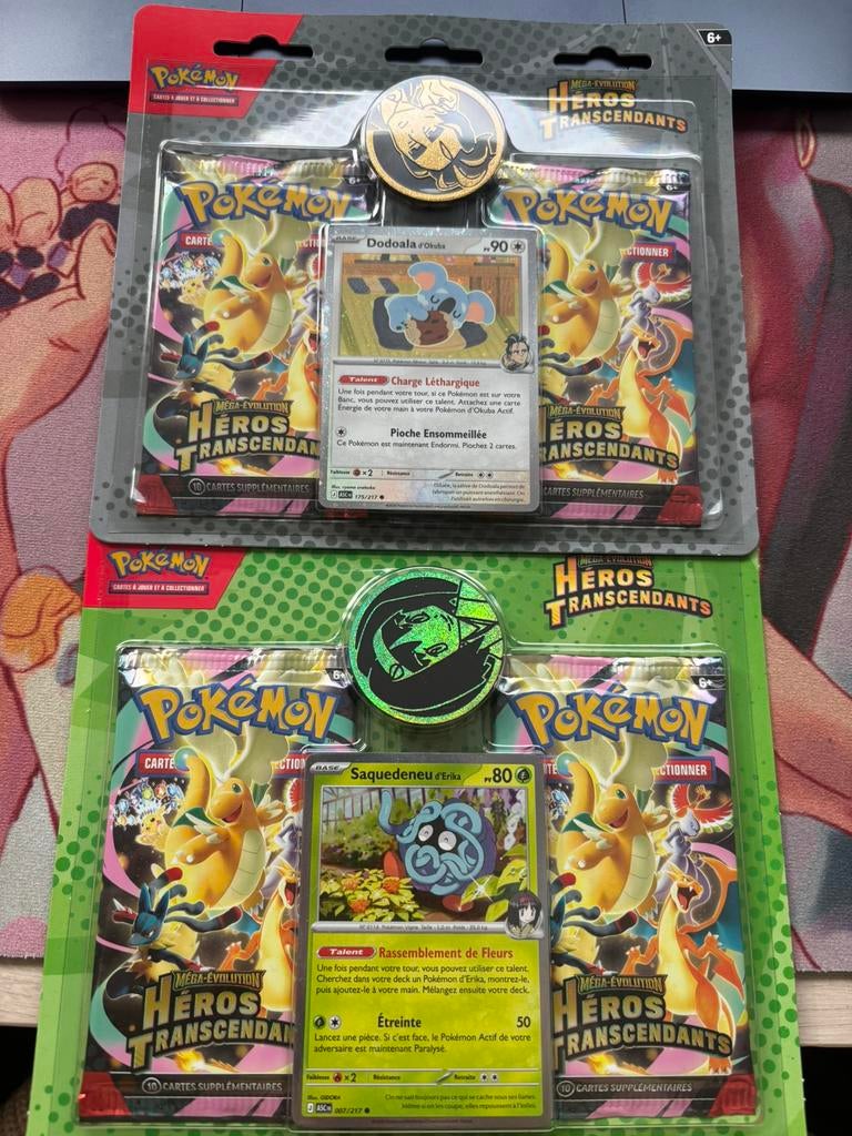 Pokemon Héros Transcendants Collection (Erika / Okuba) |, Hobby en Vrije tijd, Verzamelkaartspellen | Pokémon, Zo goed als nieuw