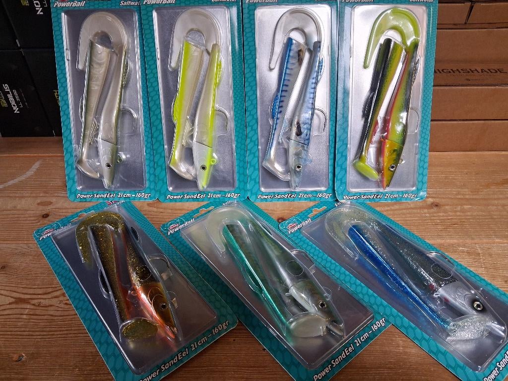 7 verpakkingen Power Sandeel (Berkley) 160grams....€70,-, Watersport en Boten, Ophalen of Verzenden, Nieuw, Overige typen