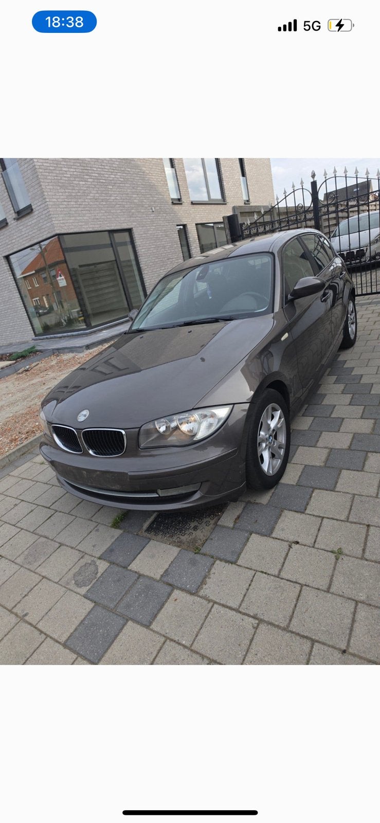 Bmw 1 serie 116i gekeurd voor verkoop, Auto's, Euro 5, Zwart, Bruin, Handgeschakeld