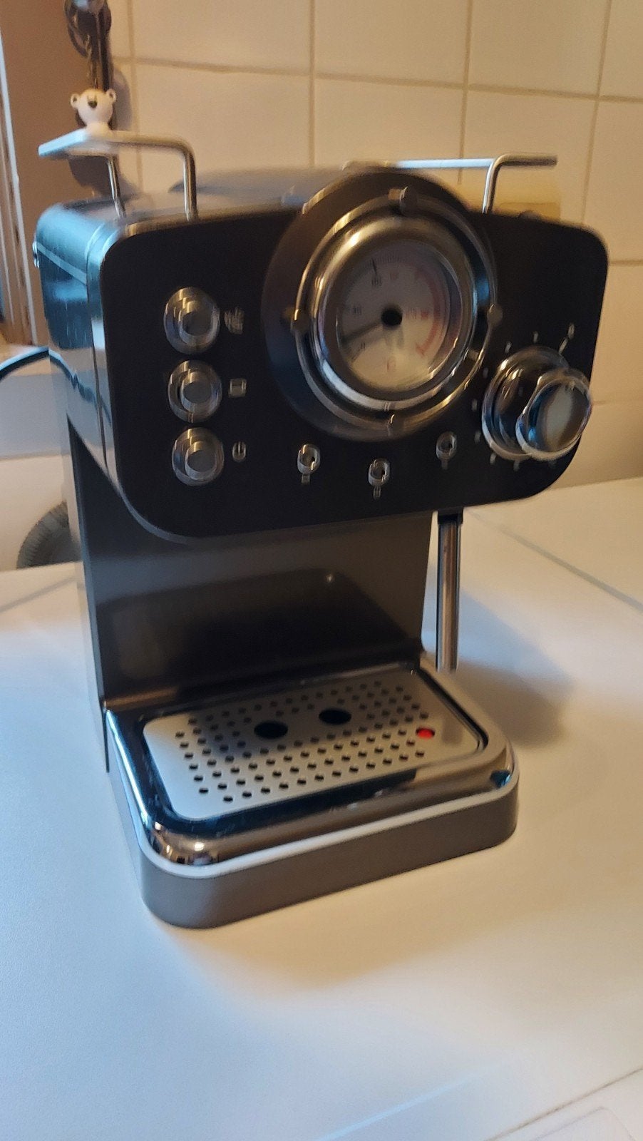 Quigg espresso-apparaat, Electroménager, Café moulu, Machine à espresso, Réservoir d'eau amovible, Comme neuf