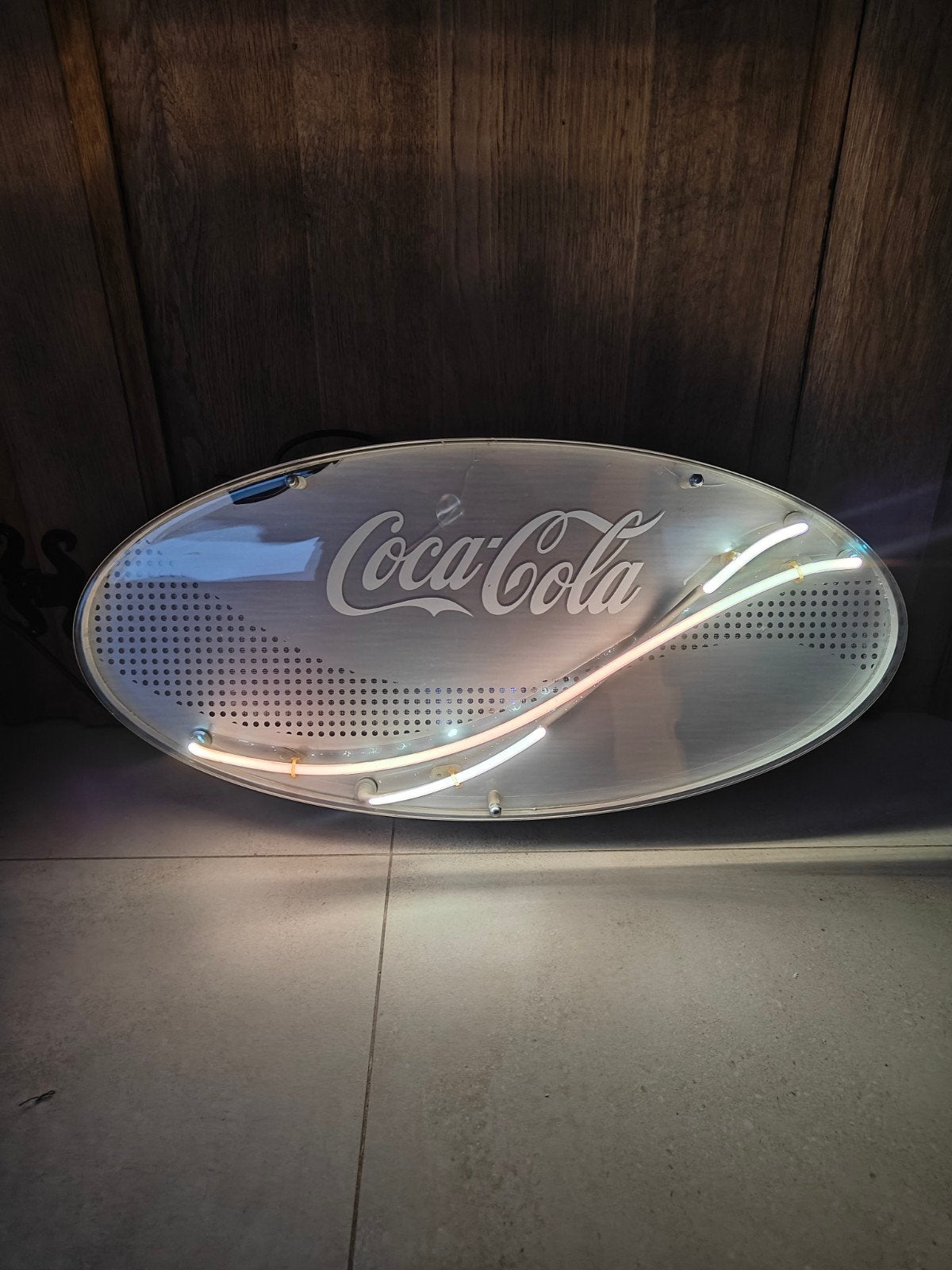 Vintage Coca Cola lichtbak jaren 90, Ophalen