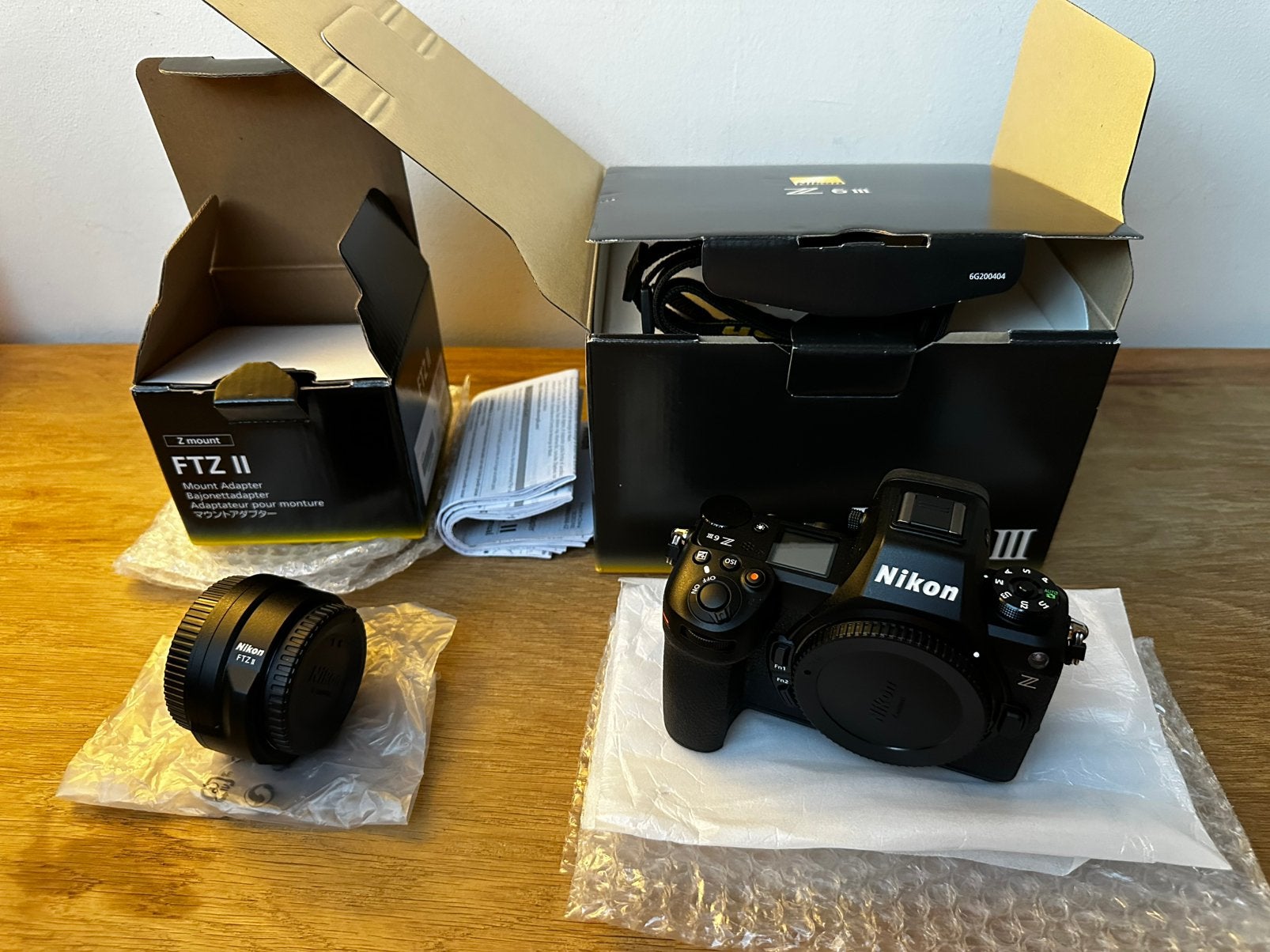 Nikon Z6 III – État neuf – Acheté 01/2026 – Avec FTZ II, Audio, Tv en Foto, Fotocamera's Analoog, Nieuw, Nikon, Ophalen