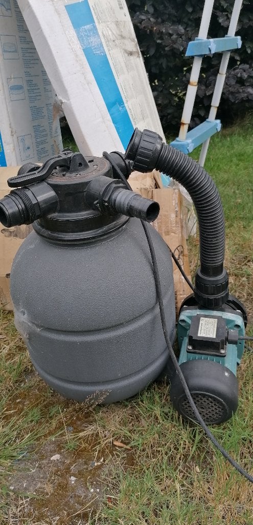 2 x zandfilter pomp en alle toebehoren voor zwembad, Ophalen, Gebruikt, Zwembadpomp