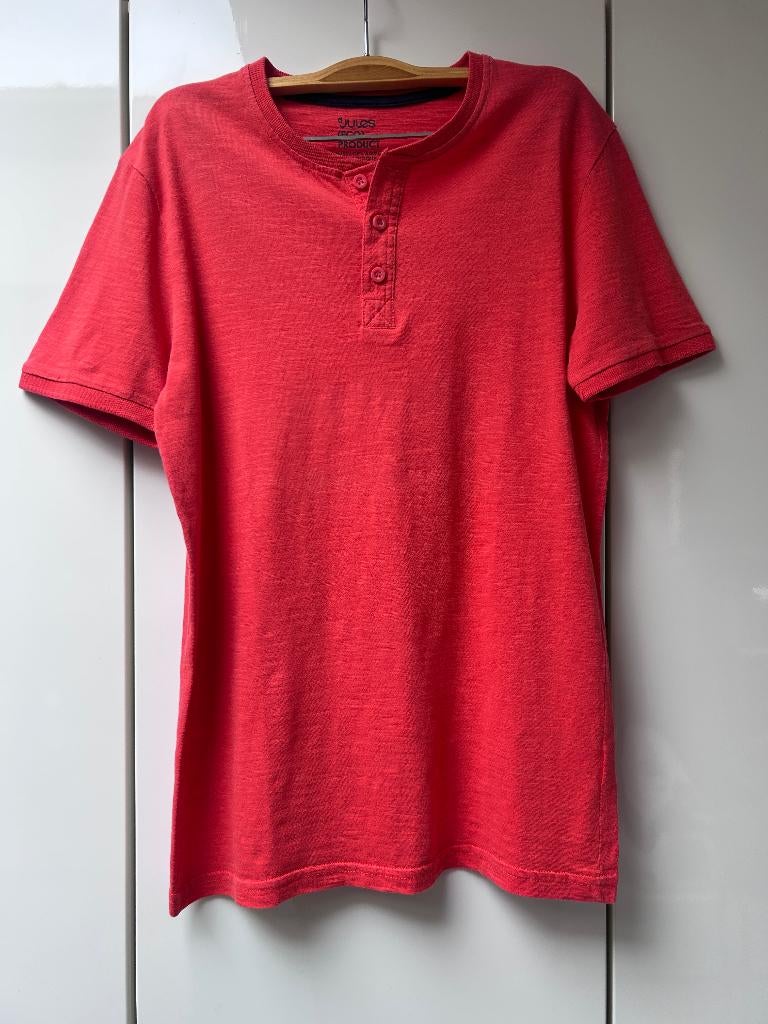 Oranje T-shirt van Jules - Maat S, Kleding | Heren, Jules, Oranje, Ophalen of Verzenden, Zo goed als nieuw